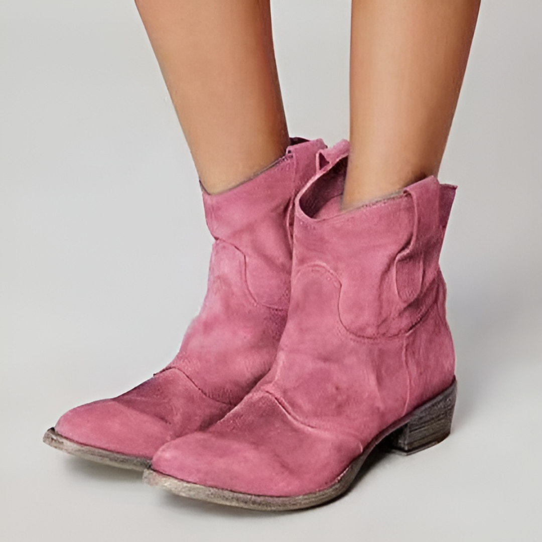 DELIA | COMFORT WIDE-HEEL BOOTS