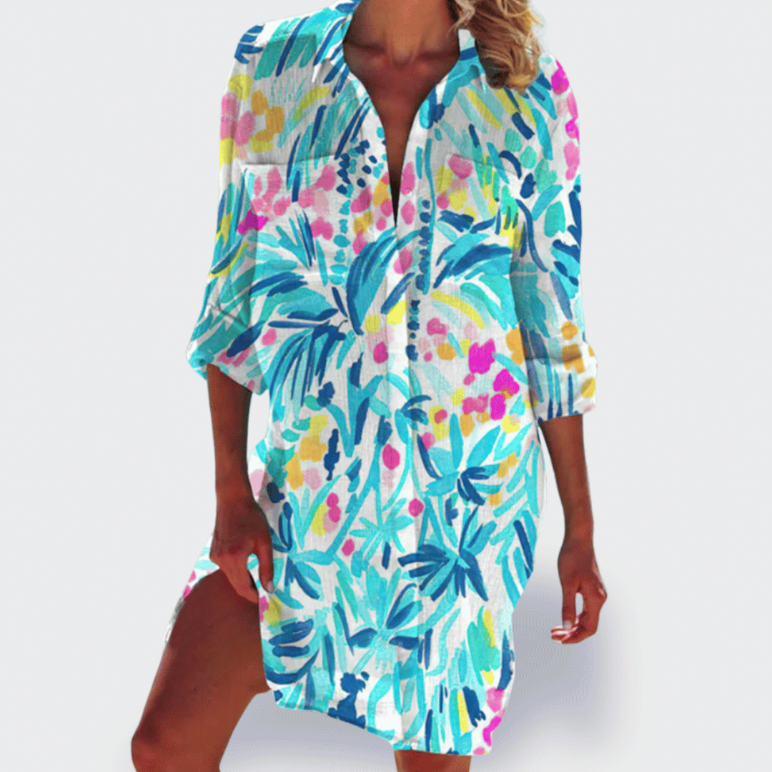 BRIGITTE | COLOURFUL AND LIGHTWEIGHT SUMMER DRESS