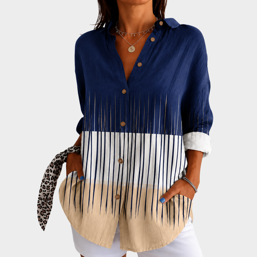 CAROLINE | HARBOUR BREEZE STATEMENT BLOUSE
