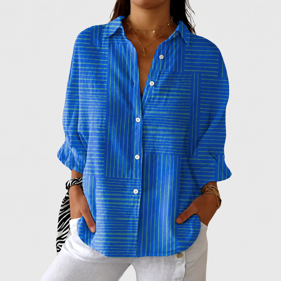 ABIGAIL | LIGHT AND COLOURFUL PRINTED BLOUSE
