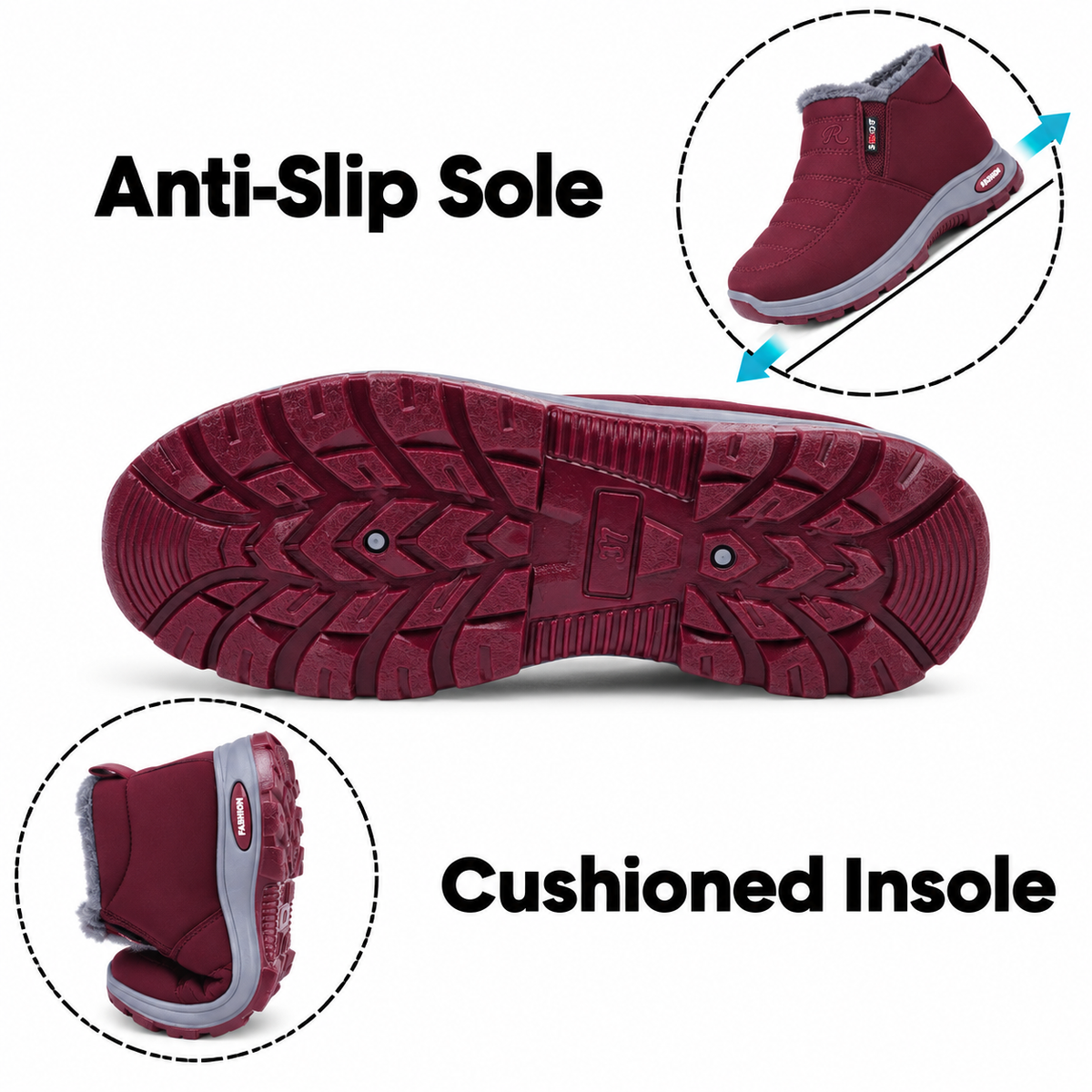 ROSA | ANTI-SLIP WINTER SHOES