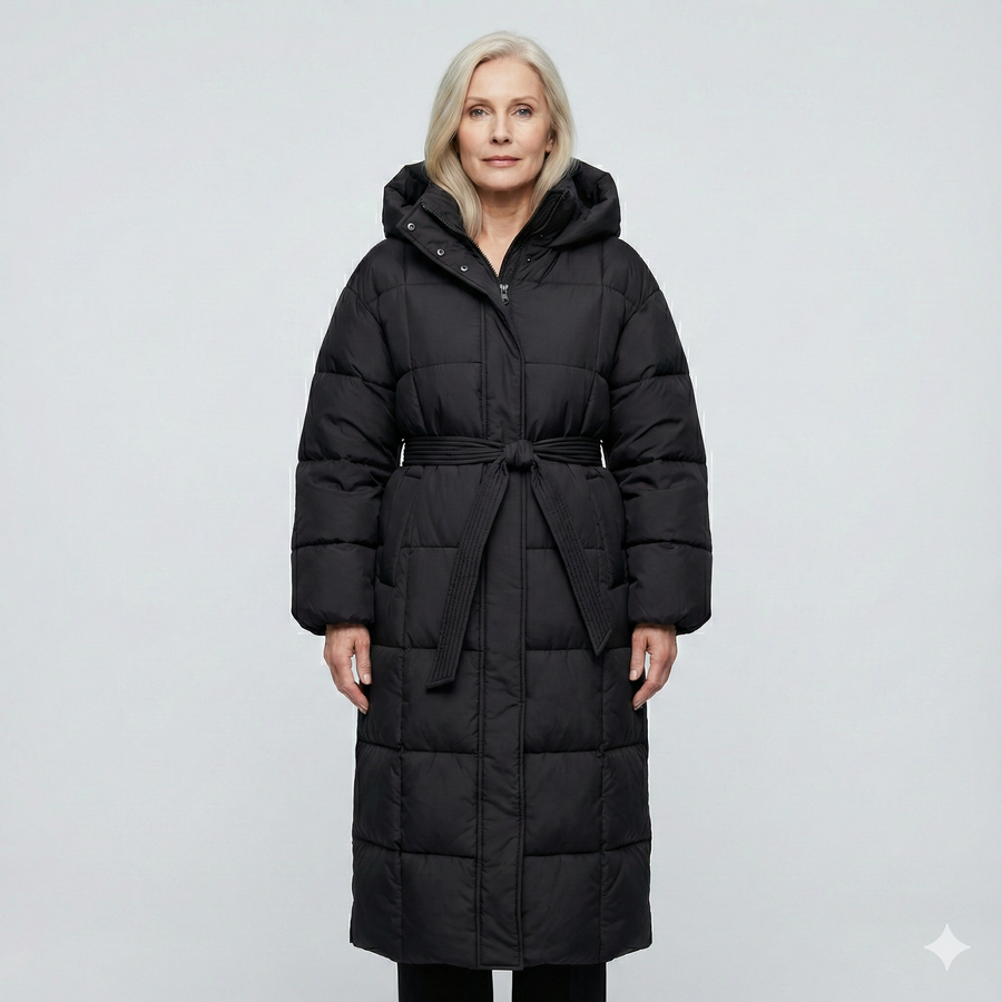MATILDA | LONG BELTED PUFFER COAT