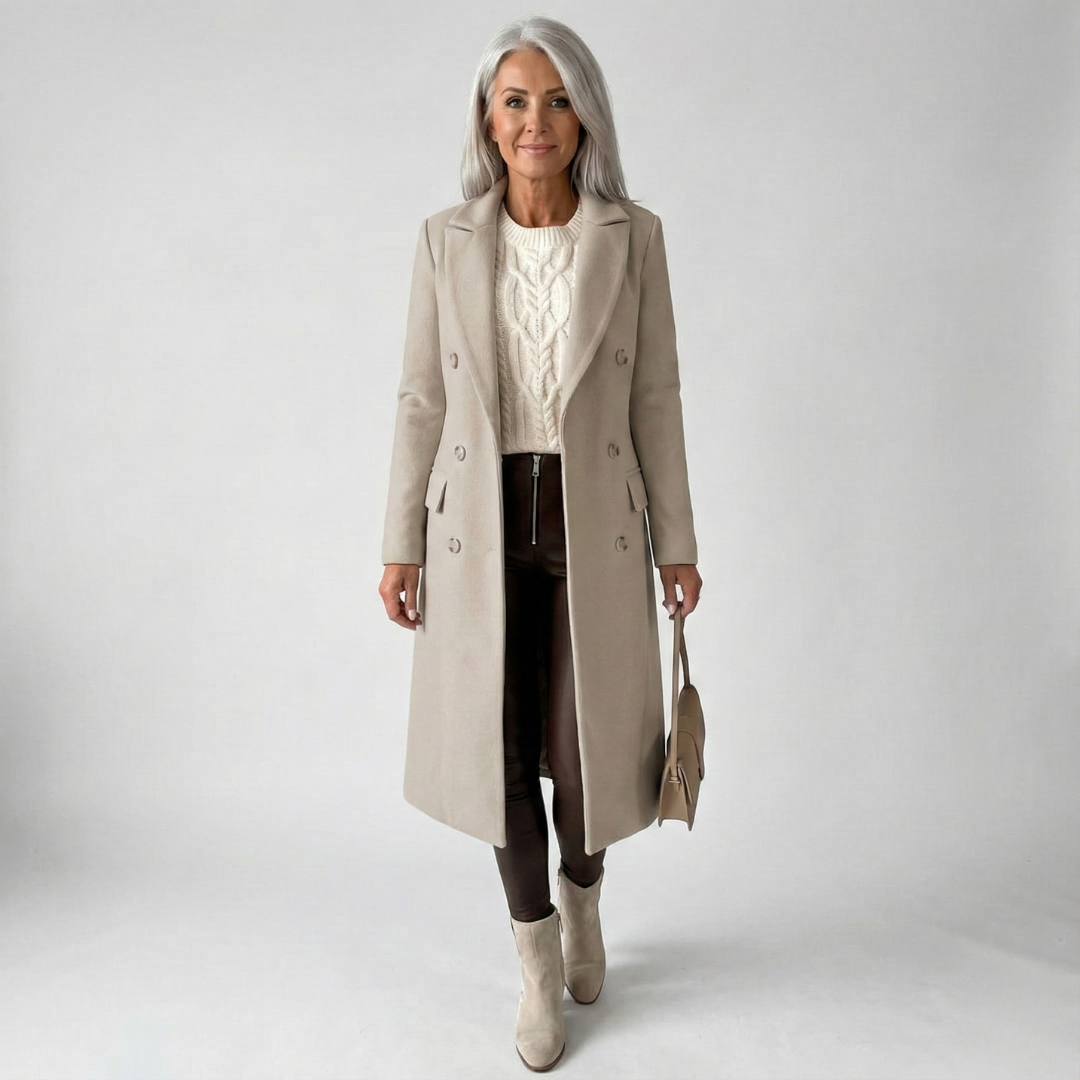 EVIE | ELEGANT LONGLINE COAT
