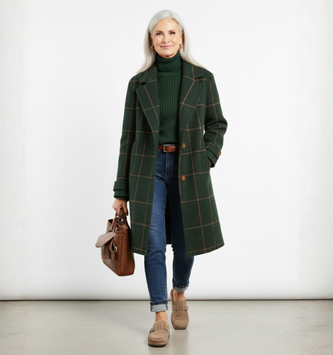 MARGOT | ELEGANT TWEED-LOOK COAT