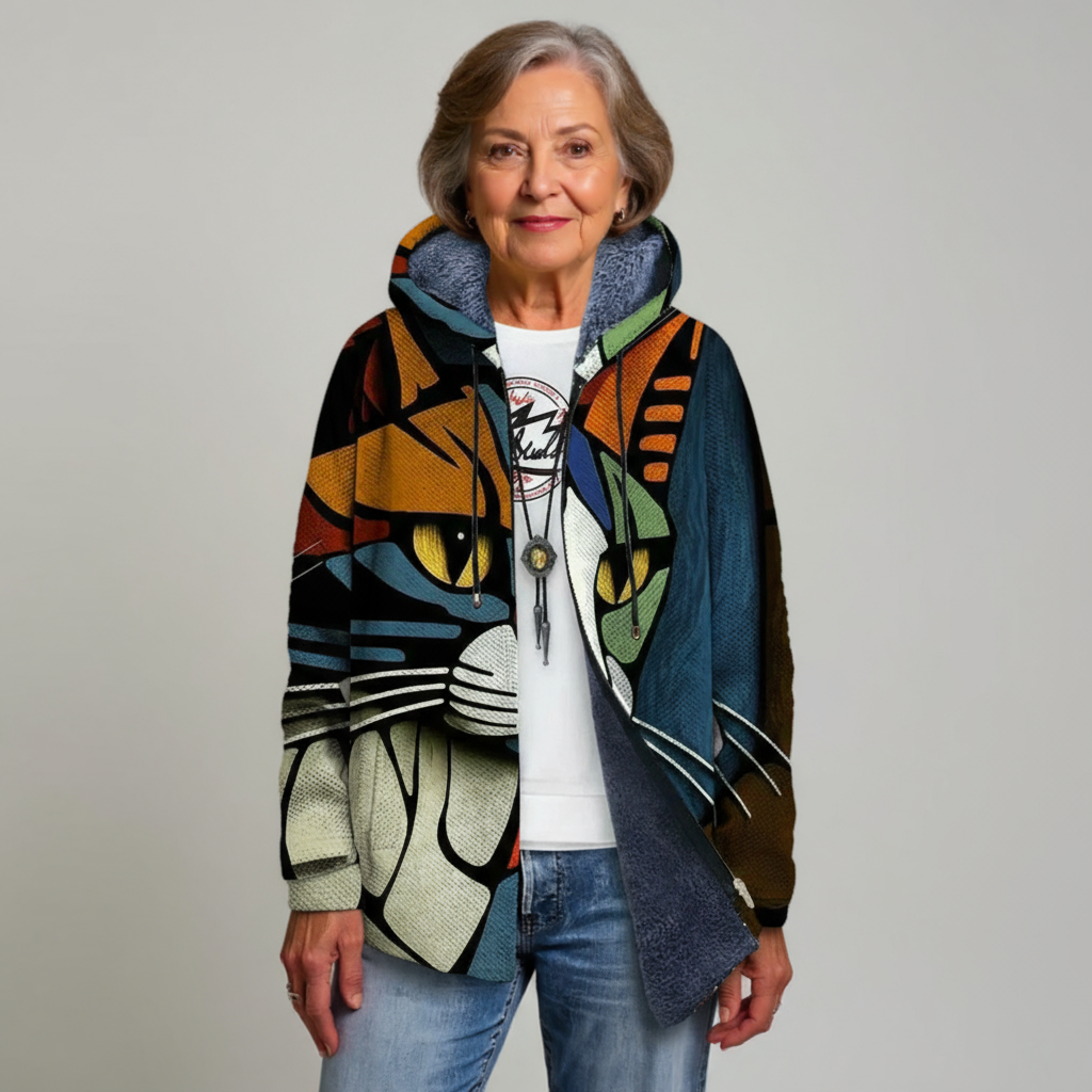 ELOUERA | LUXURIOUS CARDIGAN WITH ARTISTIC INSPIRATION