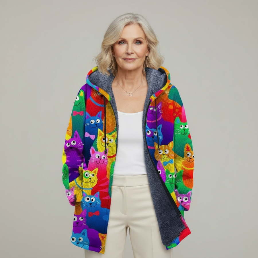 TAYARI | LUXURIOUS CARDIGAN WITH ARTISTIC INSPIRATION