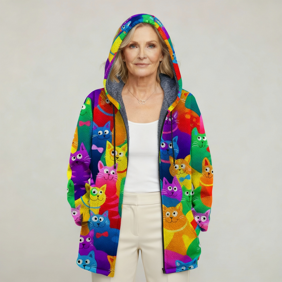 TAYARI | LUXURIOUS CARDIGAN WITH ARTISTIC INSPIRATION