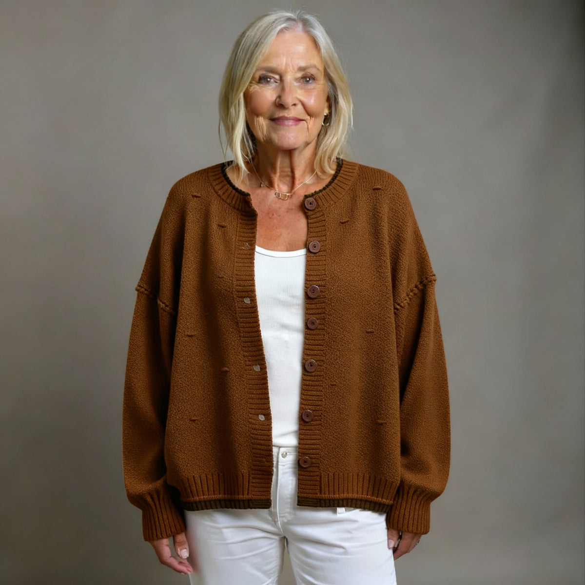 ISOLDE | TEXTURED CARDIGAN