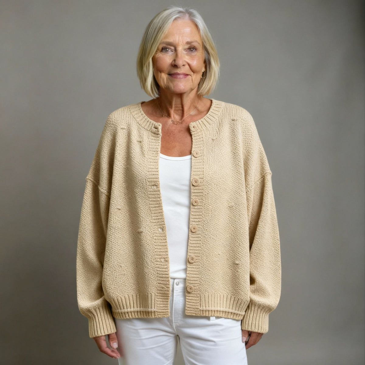 ISOLDE | TEXTURED CARDIGAN