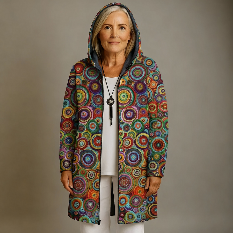 KARRI | LUXURIOUS CARDIGAN WITH ARTISTIC INSPIRATION