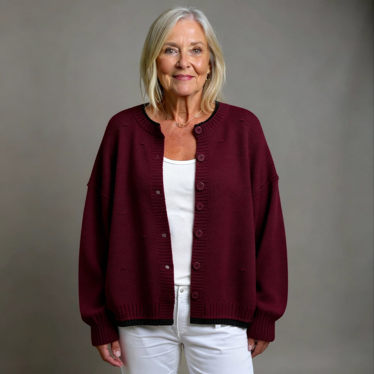 ISOLDE | TEXTURED CARDIGAN