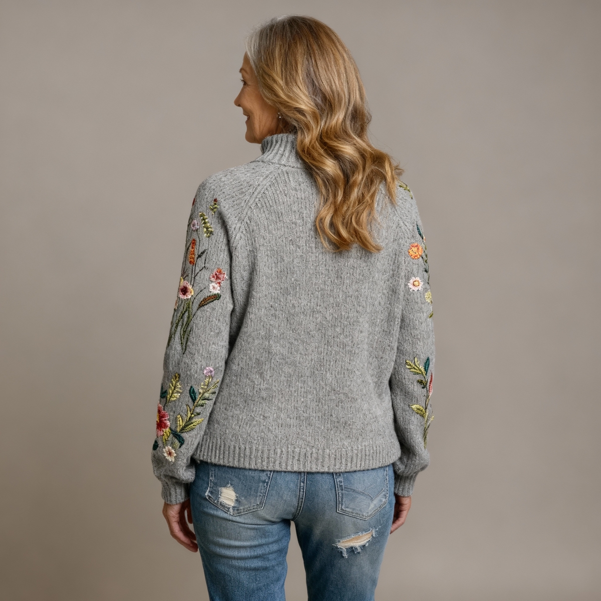 FREYA | CLASSIC VINTAGE FLORAL KNIT JUMPER