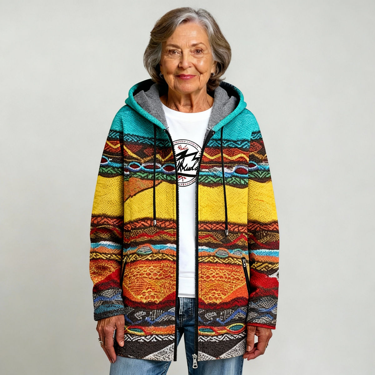 BRONTE | LUXURIOUS CARDIGAN WITH ARTISTIC INSPIRATION