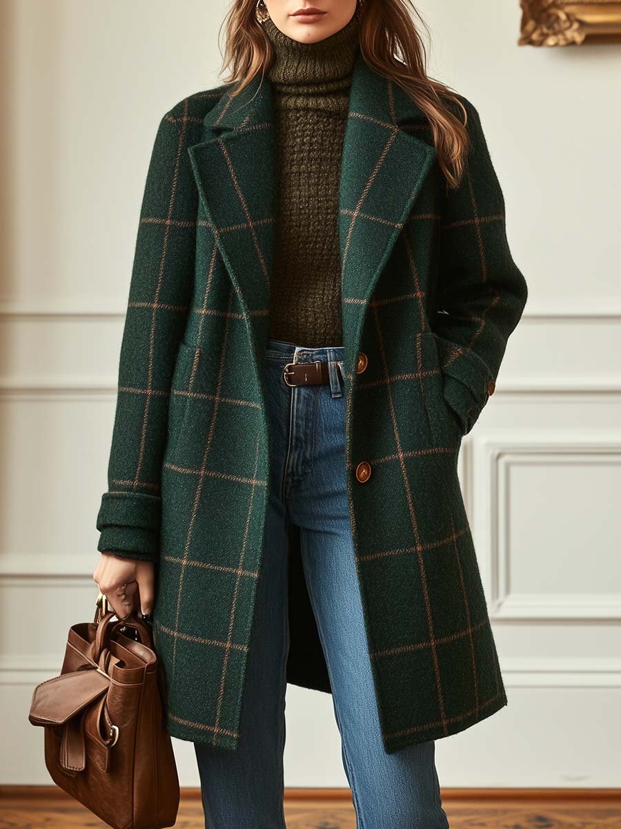MARGOT | ELEGANT TWEED-LOOK COAT
