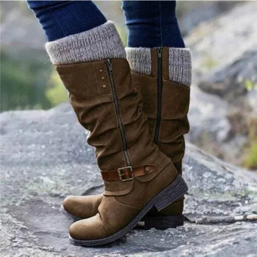 BARBARA | CLASSIC SIDE-ZIP MID-CALF BOOTS