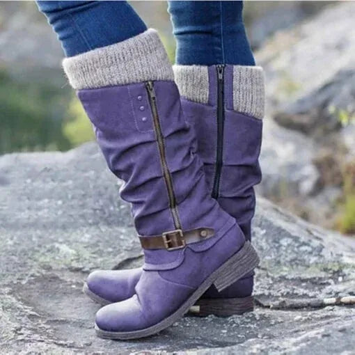 BARBARA | CLASSIC SIDE-ZIP MID-CALF BOOTS