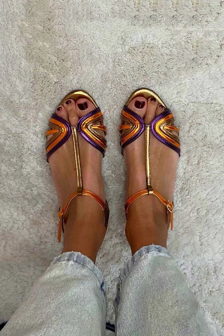 VIVIANA | MEDITERRANEAN-COLOURED SANDALS